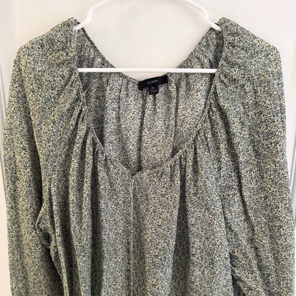 J. Crew Spring Floral Top XL